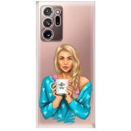 iSaprio Coffee Now - Blond for Samsung Galaxy Note 20 Ultra - Phone Cover