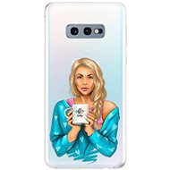 iSaprio Coffee Now - Blonde for Samsung Galaxy S10e - Phone Cover