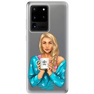 iSaprio Coffe Now - Blonde for Samsung Galaxy S20 Ultra - Phone Cover