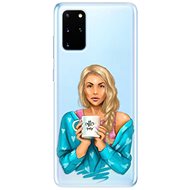 iSaprio Coffe Now - Blonde for Samsung Galaxy S20+ - Phone Cover