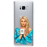 iSaprio Coffe Now - Blonde for Samsung Galaxy S8 - Phone Cover