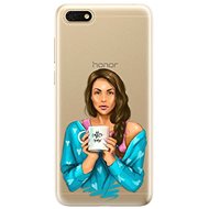 iSaprio Coffe Now - Brunette for Honor 7S - Phone Cover