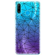 iSaprio Abstract Triangles for Huawei P30 Lite - Phone Cover
