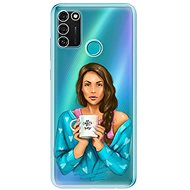 iSaprio Coffee Now - Brunette for Honor 9A - Phone Cover