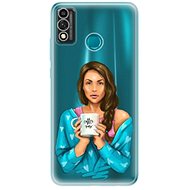 iSaprio Coffe Now - Brunette for Honor 9X Lite - Phone Cover