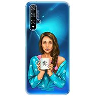 iSaprio Coffe Now - Brunette for Huawei Nova 5T - Phone Cover