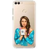 iSaprio Coffe Now - Brunette for Huawei P Smart - Phone Cover