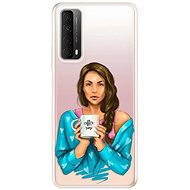 iSaprio Coffe Now - Brunette for Huawei P Smart 2021 - Phone Cover