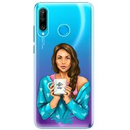 iSaprio Coffe Now - Brunette for Huawei P30 Lite - Phone Cover