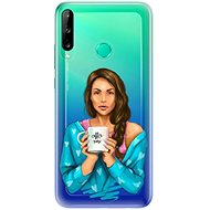 iSaprio Coffe Now - Brunette for Huawei P40 Lite E - Phone Cover