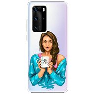 iSaprio Coffe Now - Brunette for Huawei P40 Pro - Phone Cover