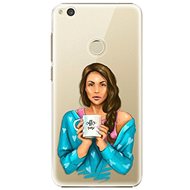 iSaprio Coffe Now - Brunette for Huawei P9 Lite (2017) - Phone Cover