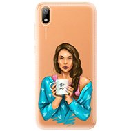 iSaprio Coffe Now - Brunette for Huawei Y5 2019 - Phone Cover