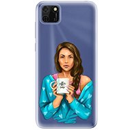 iSaprio Coffe Now - Brunette for Huawei Y5p - Phone Cover