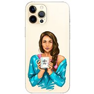 iSaprio Coffe Now - Brunette for iPhone 12 Pro - Phone Cover