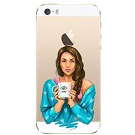 iSaprio Coffee Now - Brunette for iPhone 5 / 5S / SE - Phone Cover