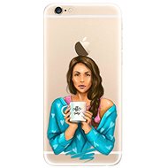 iSaprio Coffee Now - Brunette for iPhone 6/ 6S - Phone Cover