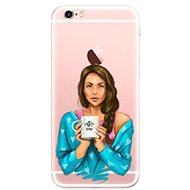 iSaprio Coffe Now - Brunette for iPhone 6 Plus - Phone Cover