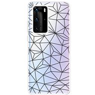 iSaprio Abstract Triangles for Huawei P40 Pro - Phone Cover