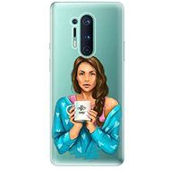 iSaprio Coffe Now - Brunette for OnePlus 8 Pro - Phone Cover