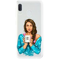 iSaprio Coffee Now - Brunette for Samsung Galaxy A20e - Phone Cover