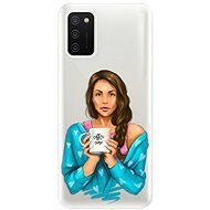 iSaprio Coffe Now - Brunette for Samsung Galaxy A20s - Phone Cover