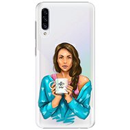 iSaprio Coffe Now - Brunette for Samsung Galaxy A30s - Phone Cover
