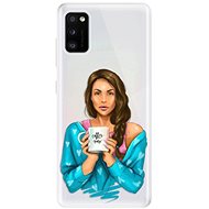 iSaprio Coffe Now - Brunette for Samsung Galaxy A41 - Phone Cover