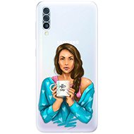 iSaprio Coffe Now - Brunette for Samsung Galaxy A50 - Phone Cover
