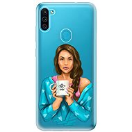 iSaprio Coffe Now - Brunette for Samsung Galaxy M11 - Phone Cover