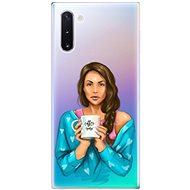 iSaprio Coffee Now - Brunette for Samsung Galaxy Note 10 - Phone Cover