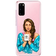 iSaprio Coffe Now - Brunette for Samsung Galaxy S20 - Phone Cover