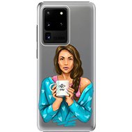 iSaprio Coffe Now - Brunette for Samsung Galaxy S20 Ultra - Phone Cover