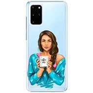 iSaprio Coffe Now - Brunette for Samsung Galaxy S20+ - Phone Cover
