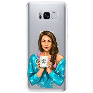 iSaprio Coffe Now - Brunette for Samsung Galaxy S8 - Phone Cover