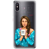 iSaprio Coffee Now - Brunette for Xiaomi Mi 8 Pro - Phone Cover