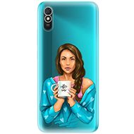 iSaprio Coffe Now - Brunette for Xiaomi Redmi 9A - Phone Cover