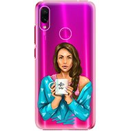 iSaprio Coffe Now - Brunette for Xiaomi Redmi Note 7 - Phone Cover