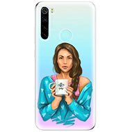 iSaprio Coffe Now - Brunette for Xiaomi Redmi Note 8 - Phone Cover