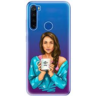 iSaprio Coffe Now - Brunette for Xiaomi Redmi Note 8T - Phone Cover