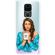 iSaprio Coffee Now - Brunette for Xiaomi Redmi Note 9 - Phone Cover