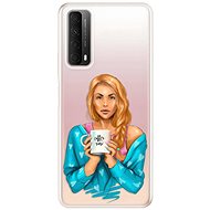 iSaprio Coffe Now - Redhead for Huawei P Smart 2021 - Phone Cover
