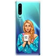 iSaprio Coffe Now - Redhead for Huawei P30 - Phone Cover