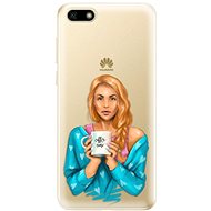 iSaprio Coffee Now - Redhead for Huawei Y5 2018 - Phone Cover