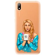 iSaprio Coffe Now - Redhead for Huawei Y5 2019 - Phone Cover