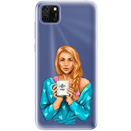 iSaprio Coffe Now - Redhead for Huawei Y5p - Phone Cover