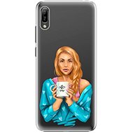 iSaprio Coffe Now - Redhead for Huawei Y6 2019 - Phone Cover
