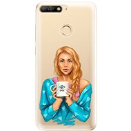 iSaprio Coffe Now - Redhead for Huawei Y6 Prime 2018 - Phone Cover