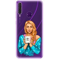 iSaprio Coffee Now - Redhead for Huawei Y6p - Phone Cover