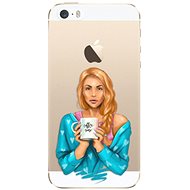 iSaprio Coffee Now - Redhead for iPhone 5/5S/SE - Phone Cover